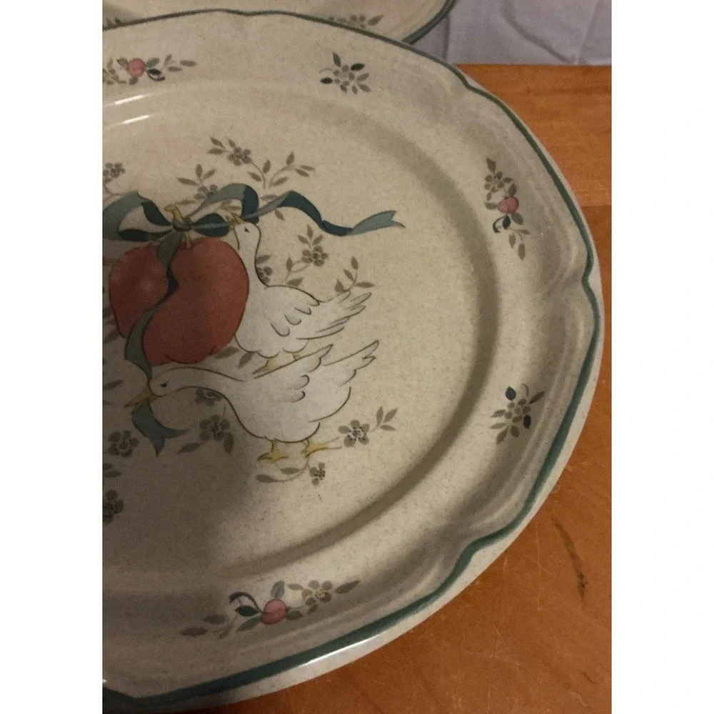 Vintage Marmalade Goose International Stoneware- Set Of 2  11